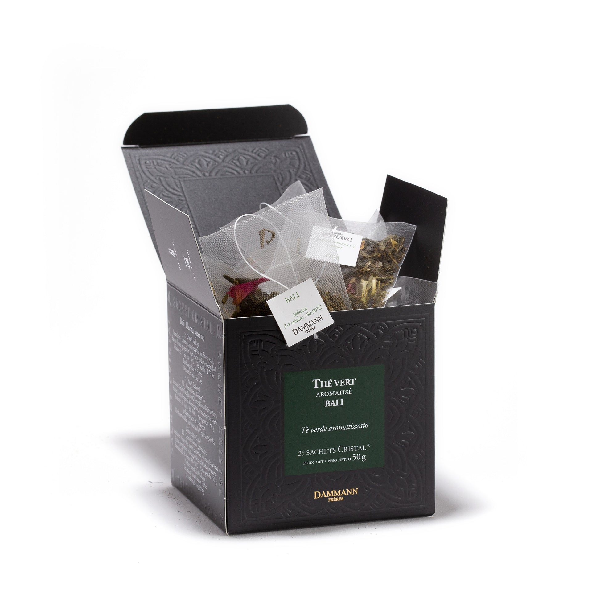 Thé vert Bali boite - 25 sachets cristal