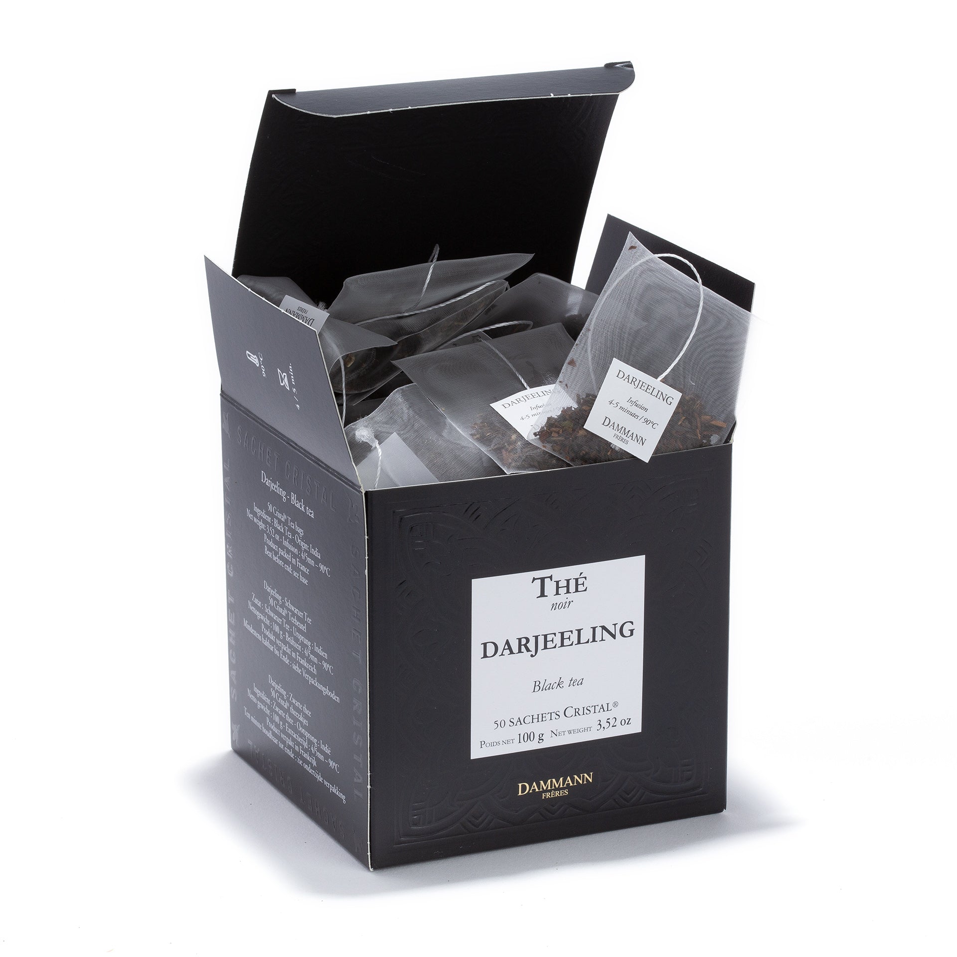 Thé darjeeling - 50 sachets cristal
