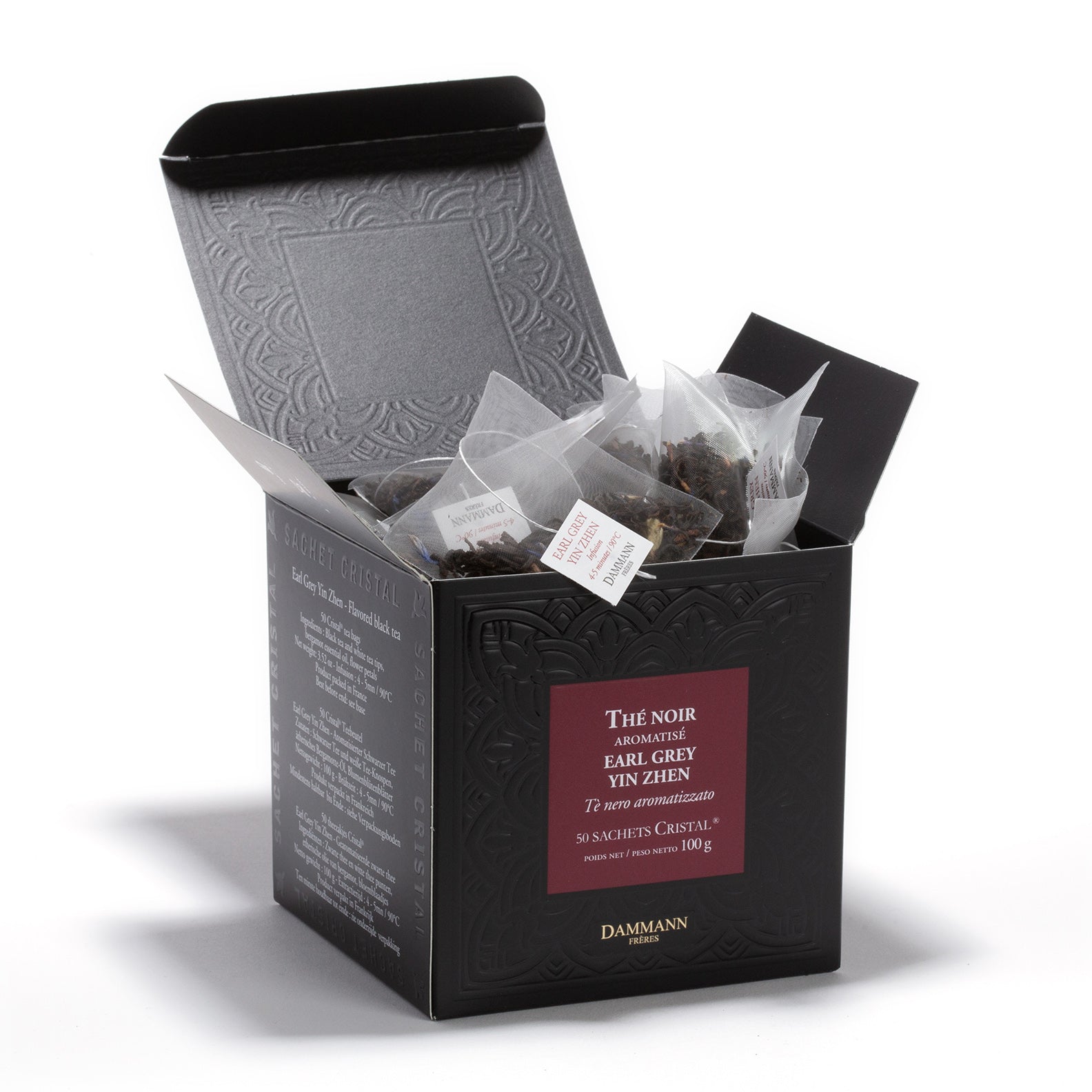 Thé Earl Grey - 50 sachets cristal