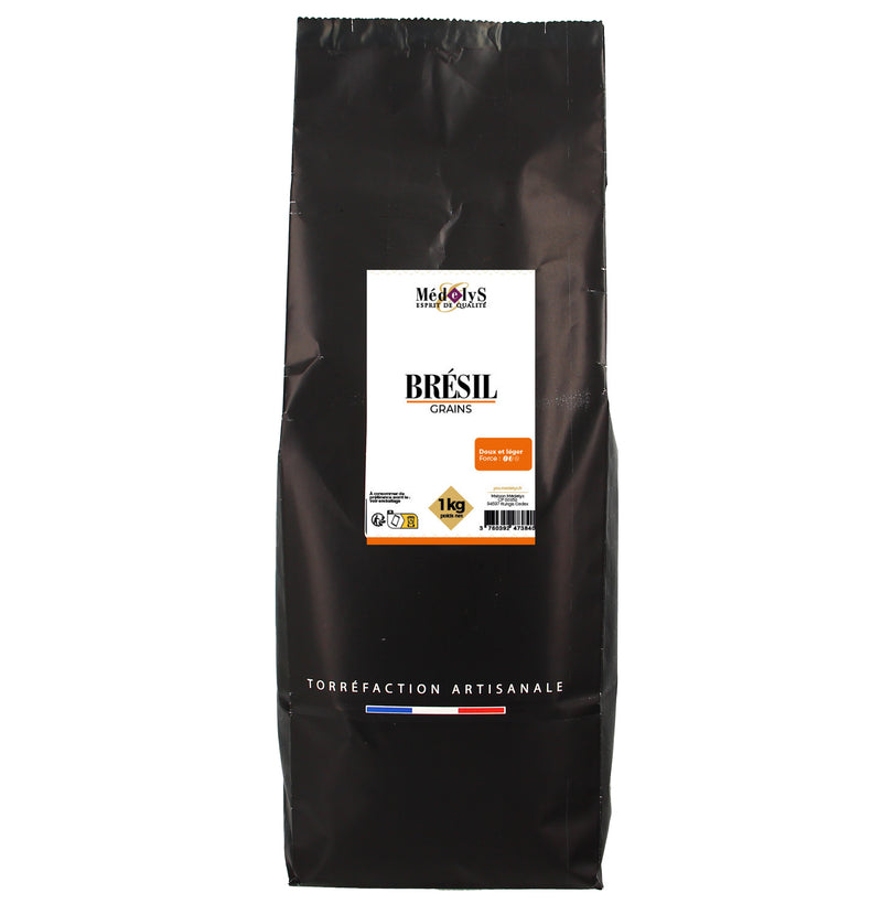 Café 100% Brésil grains 1kg