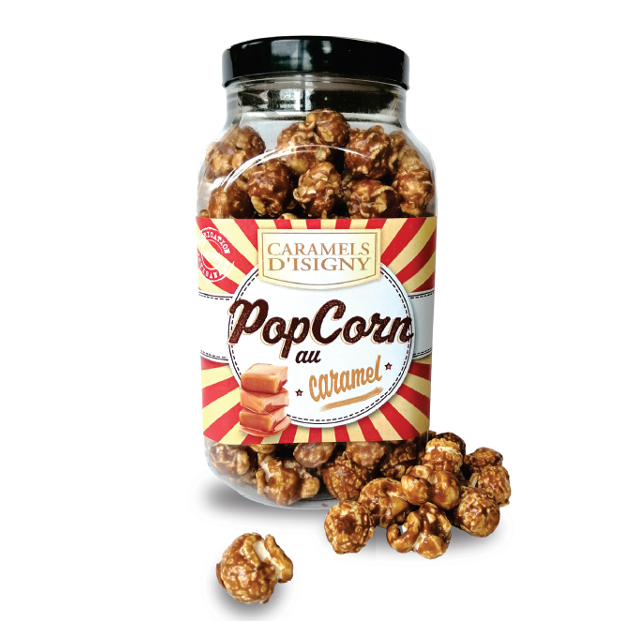 Pop Corn au caramel d'Isigny - 140g