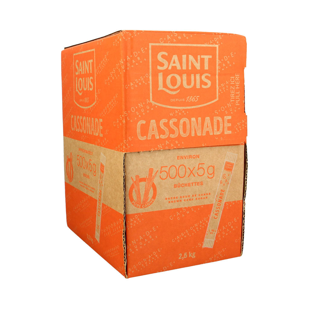 Buchette cassonade 5g St Louis - 500 pièces