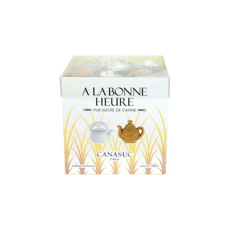 Cube sucrier "A la bonne heure" sucres théières suremballés - 150g