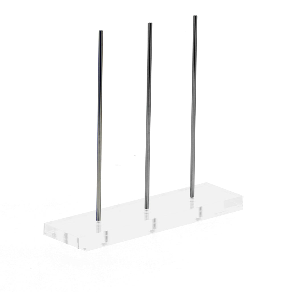 Boulier socle en plexiglas inox