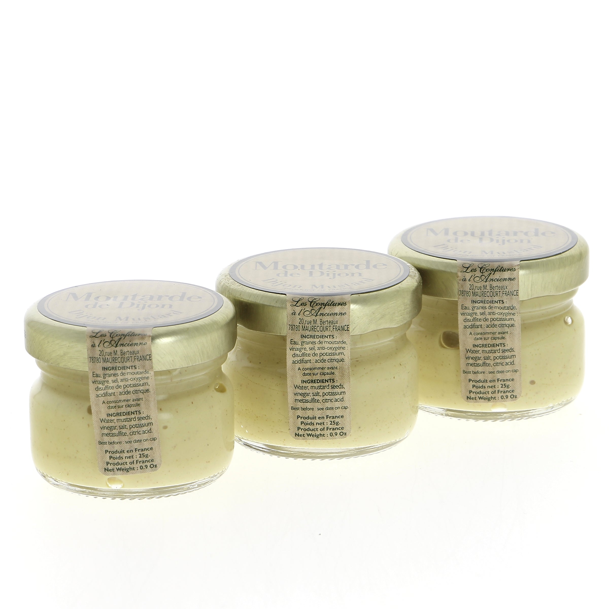 Moutarde forte de Dijon - 80 pièces x 25g