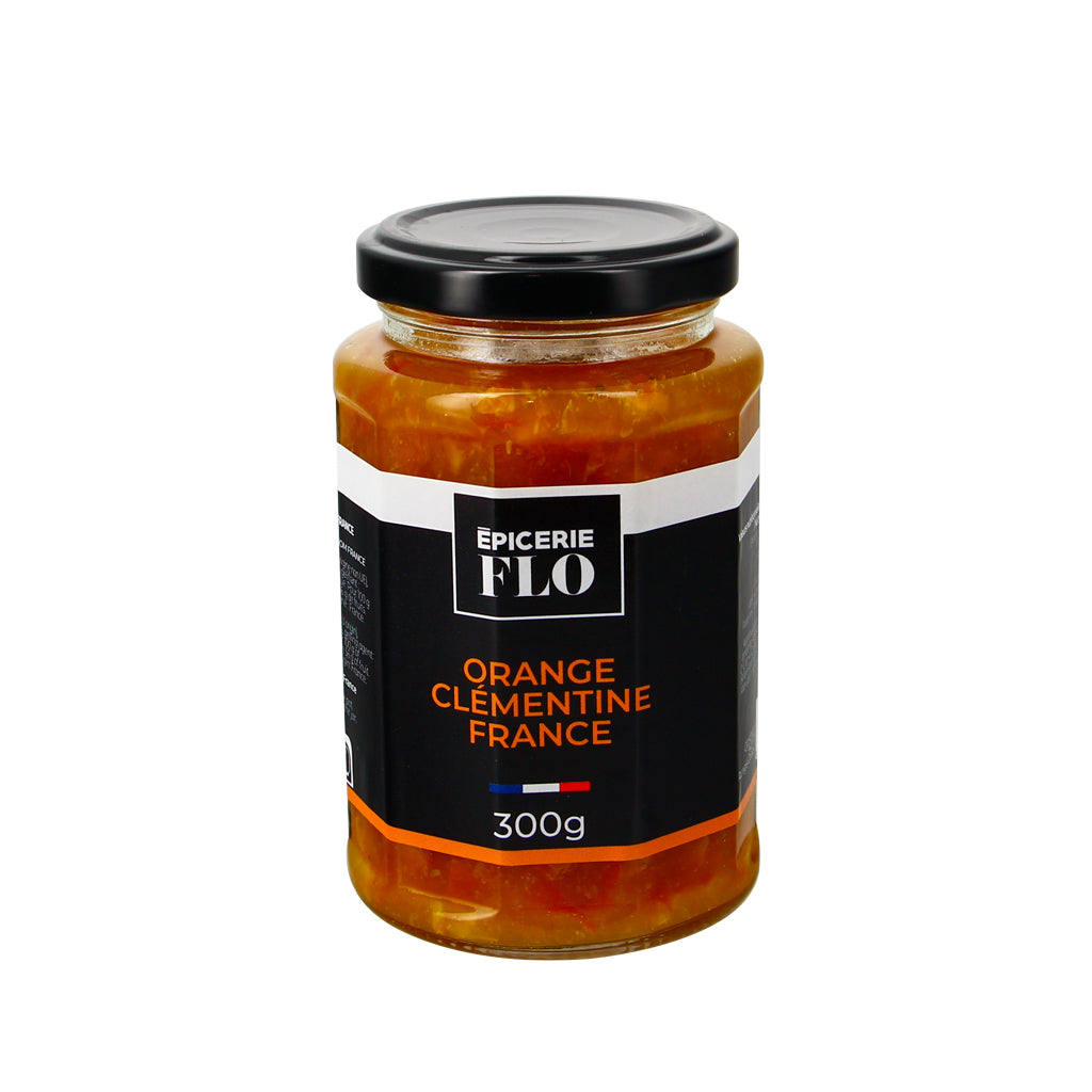 Orange and clementine from France: fruit preserve - 300g