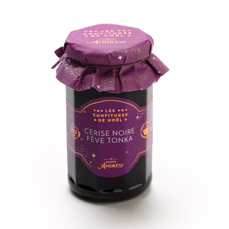 Confiture de Noël cerises & fèves de Tonka - 270g