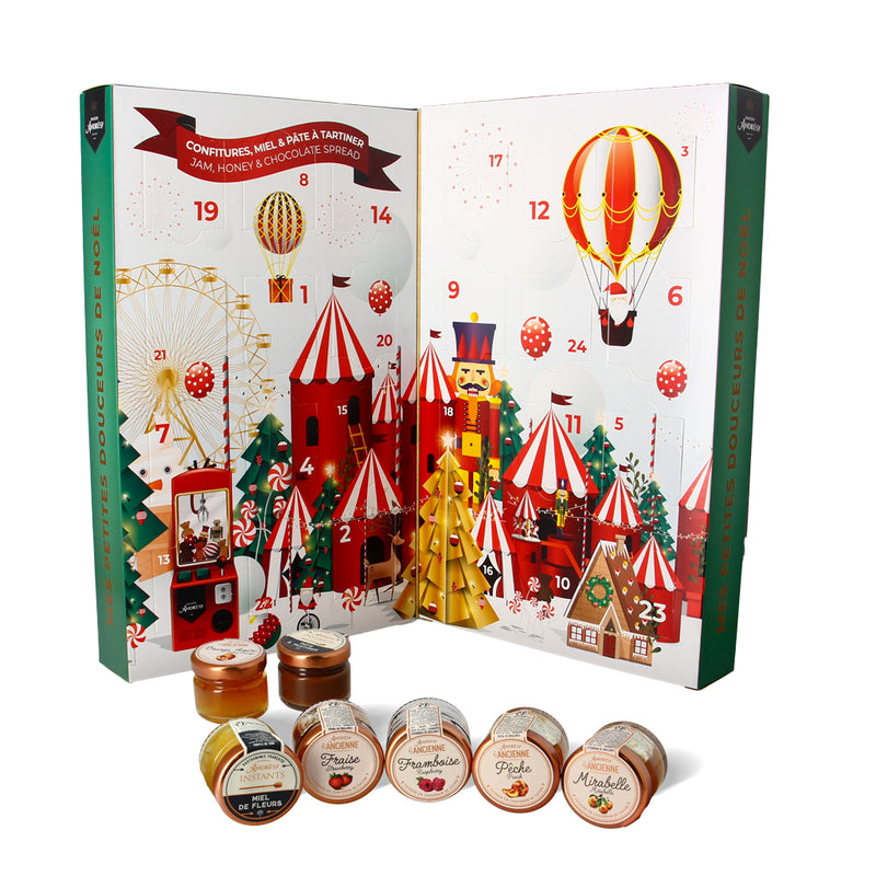 Calendrier de l'Avent confitures Andresy - 24x28g