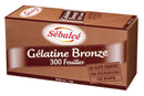 Gélatine Bronze 150 bloom 300 feuilles - 1kg