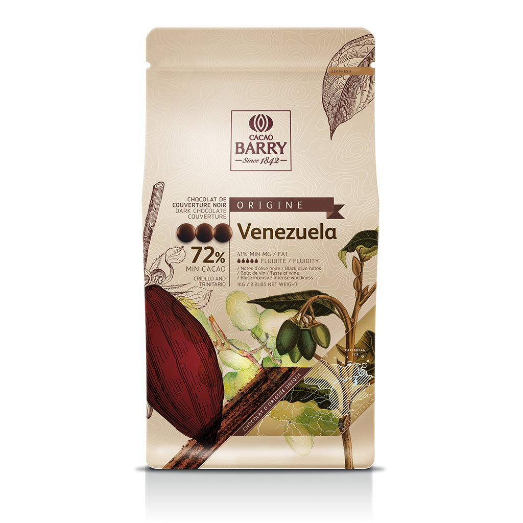 Venezuela Dark Chocolate Couverture 72% - 1Kg