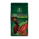 Chocolat de couverture noir Excellence 55% en pistoles - 5kg