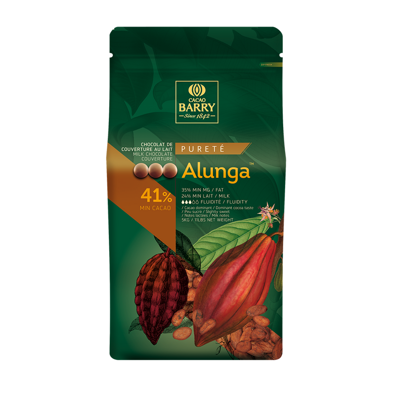 Cover Milk Chocolate Alunga 41% In Shillings - 5Kg
