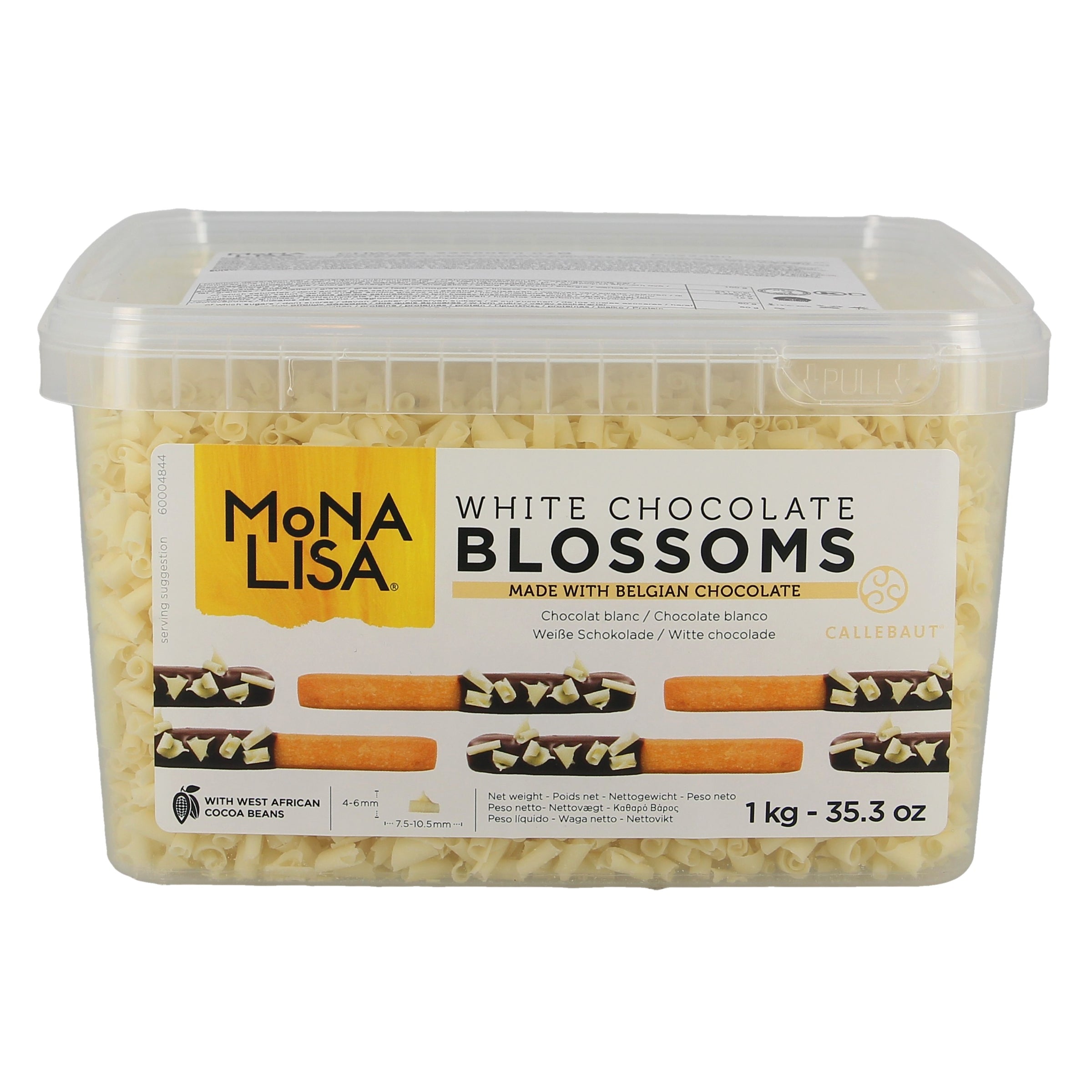 White chocolate blossoms - 1kg