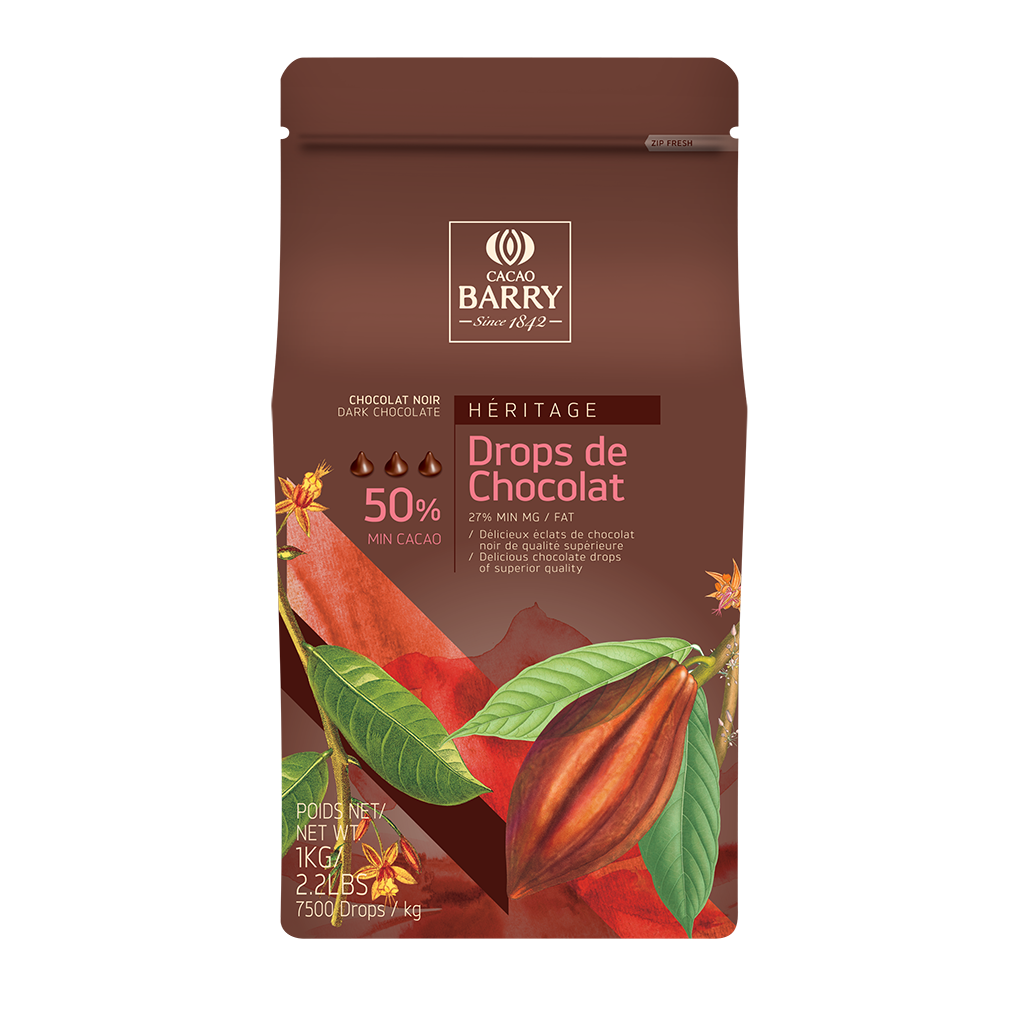 Drops de chocolat noir - 1kg
