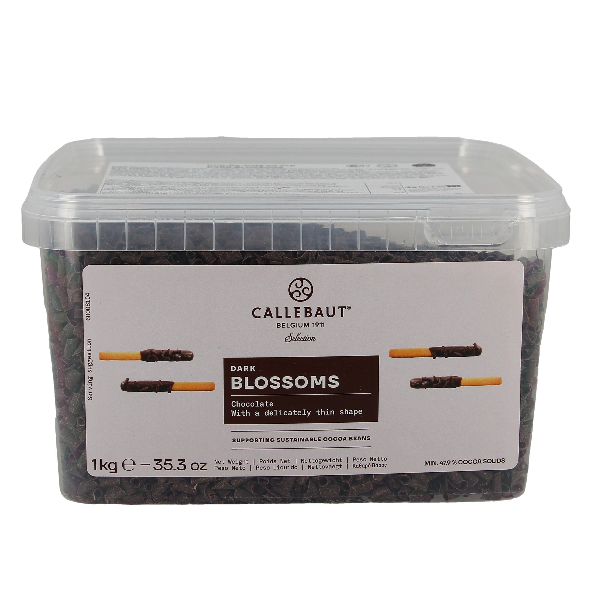 Micro copeaux de chocolat noir - 1kg