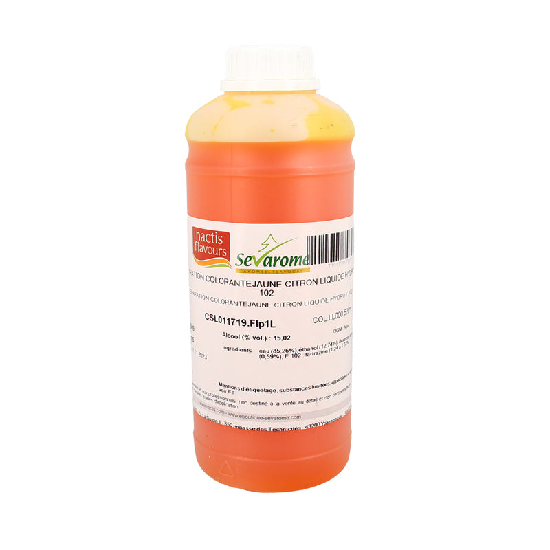 Yellow Dye Soluble Lemon E102 - 1L