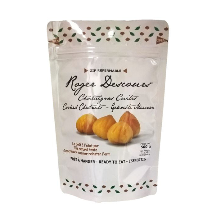 Châtaignes entières cuites - 500g