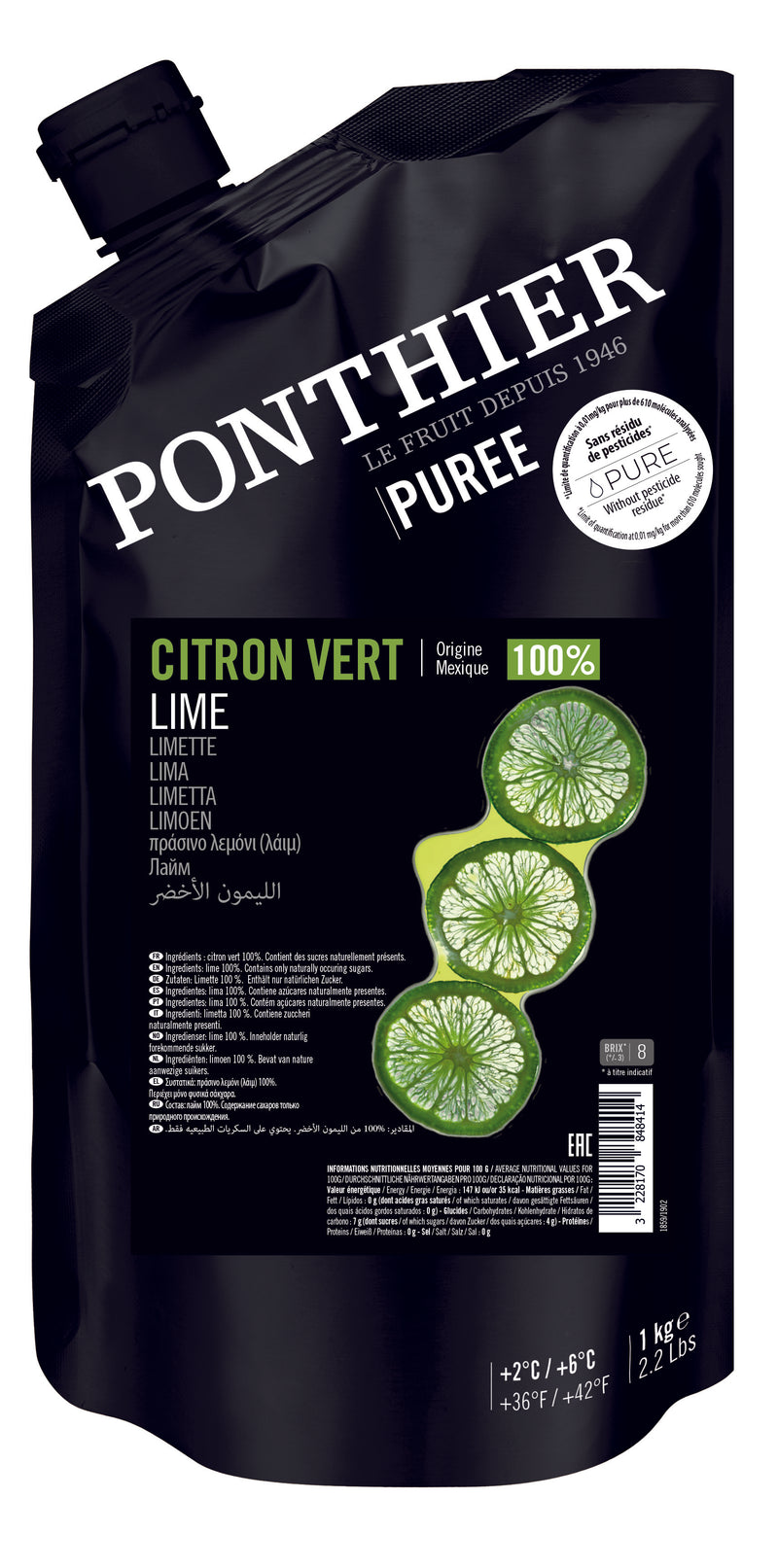 Lime Puree - 1Kg