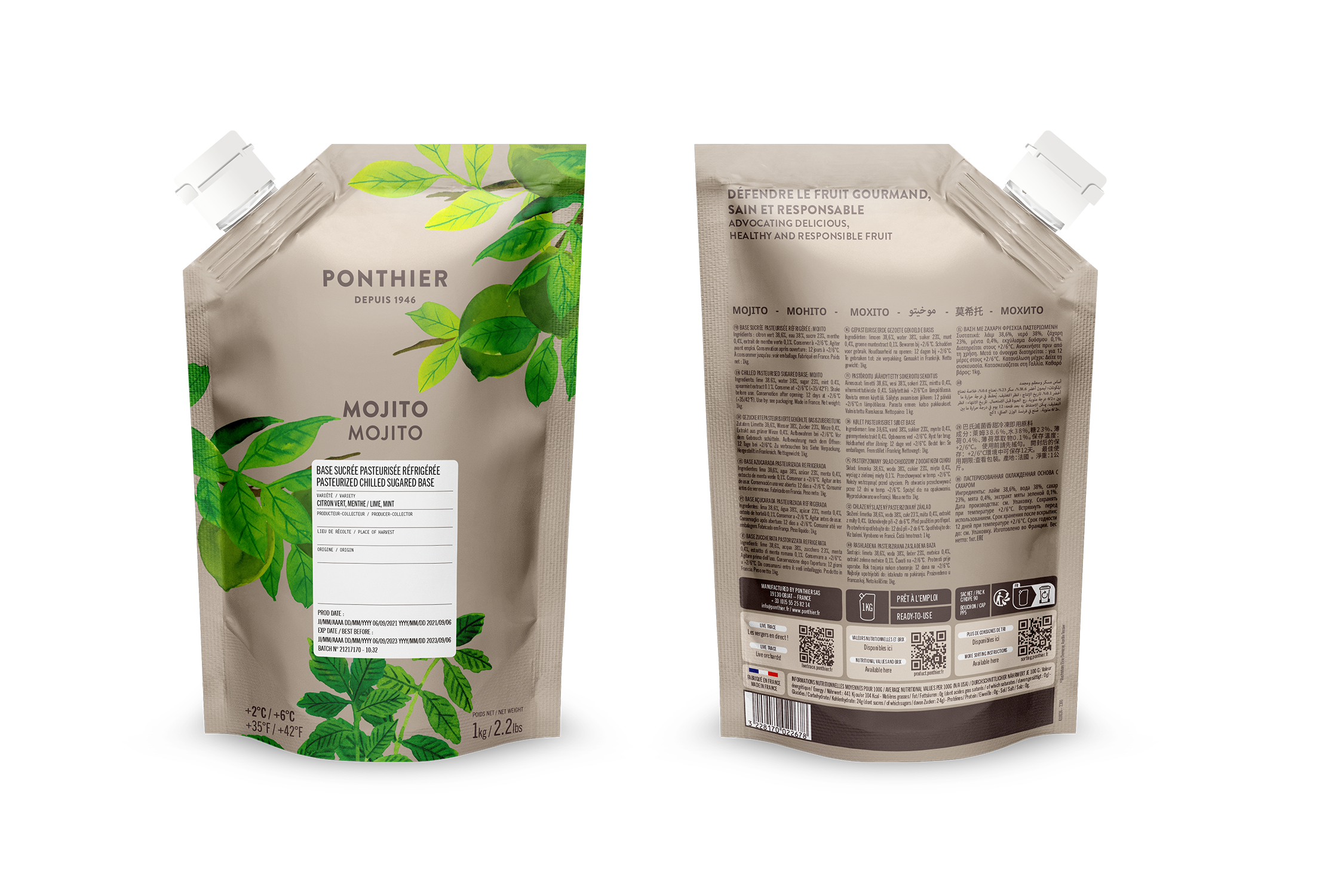 Purée Mojito - 1kg