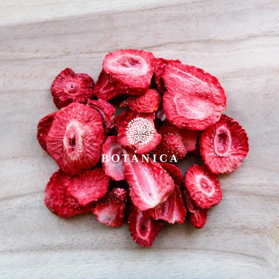 Fraises lyophilisées en tranche - 70g