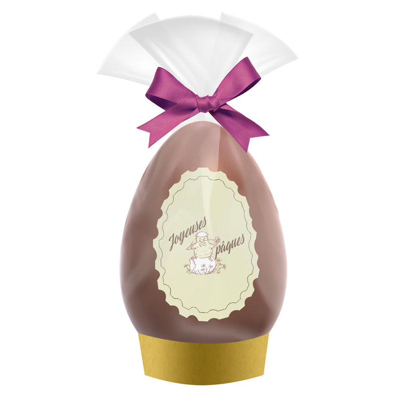 Oeuf Décoré 36Cm Garni Oeuf/Friture Noir - 2Kg