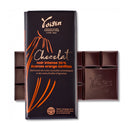 Tablette au chocolat noir intense et écorces d'oranges confites - 100g