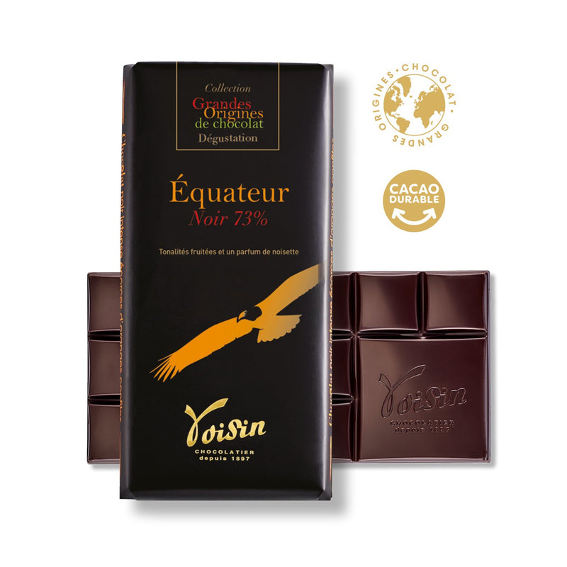 Tablet Black Chocolate 73% Ecuador Origin - 100G