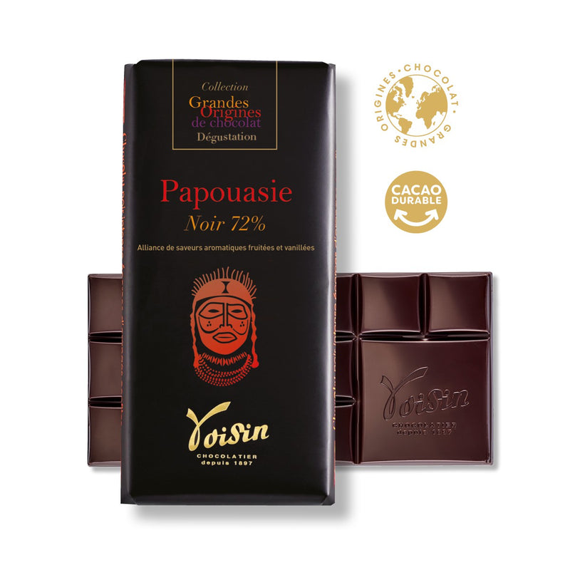 Tablet Black Chocolate 72% Papua - 100G
