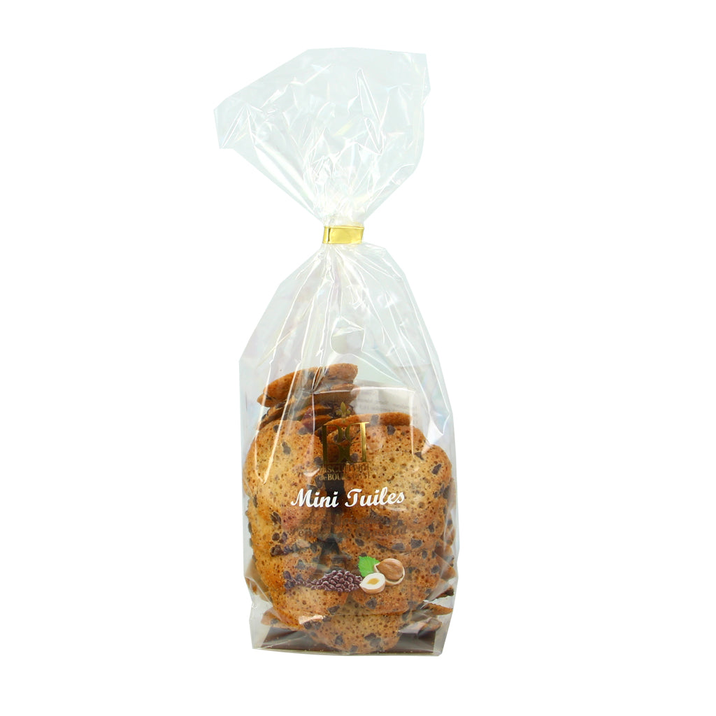 Tuiles aux noisettes et pépites de chocolat - 175g