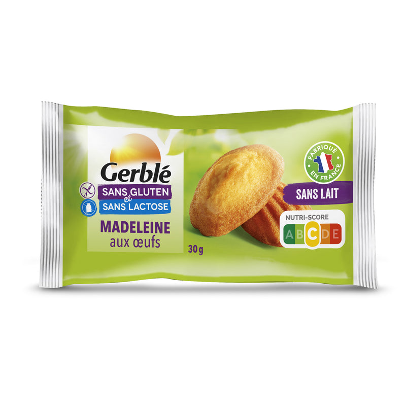 Madeleines aux oeufs sans gluten - 30 pièces de 30g