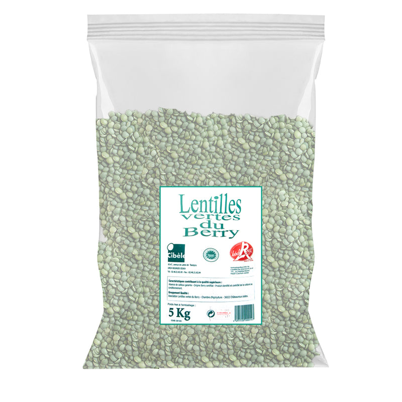 Berry Green Lentils - 5Kg