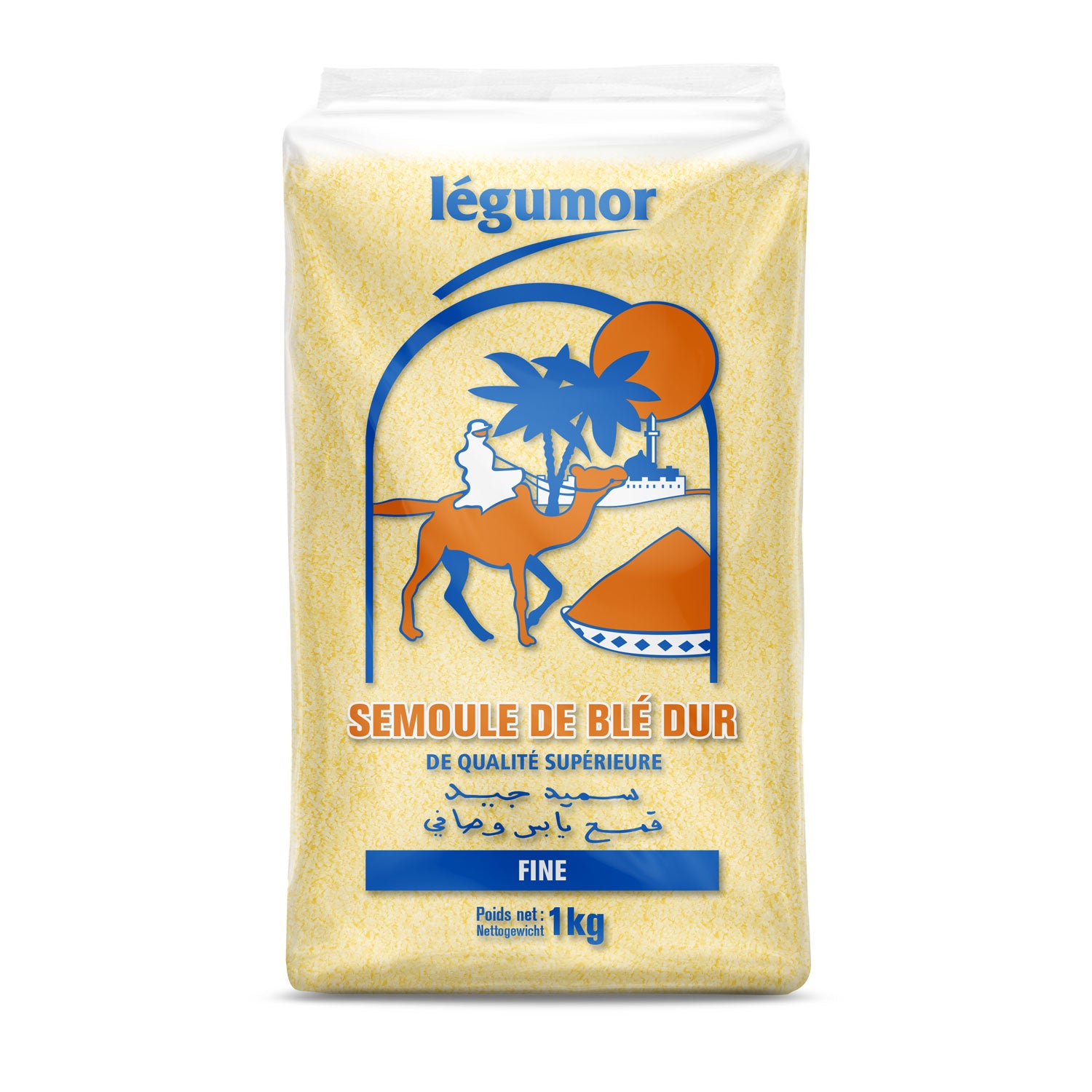 Semoule fine de blé dur - 1kg