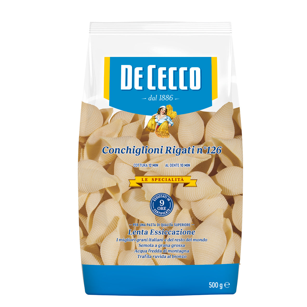 Conchiglioni rigati N°126 - 500g