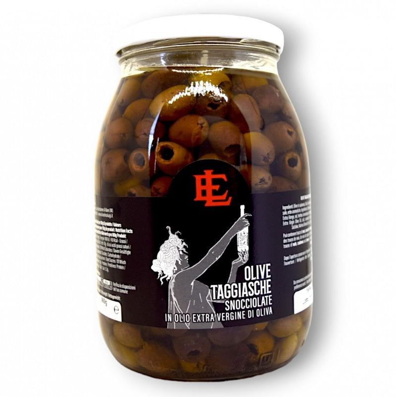 Olives Taggiasche dénoyautées à l'huile d'olive - 900g
