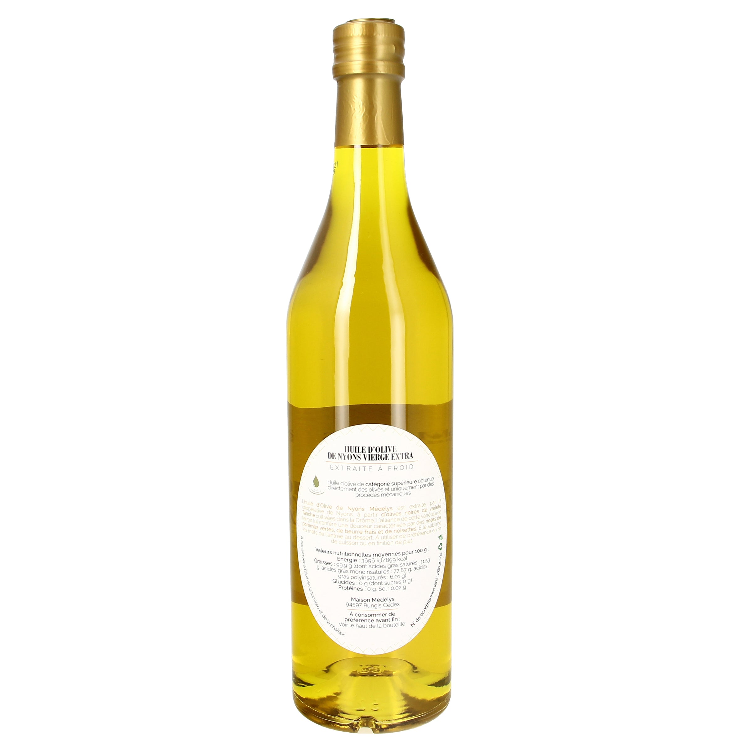 Olive Oil From Nyons Pdo- 70Cl