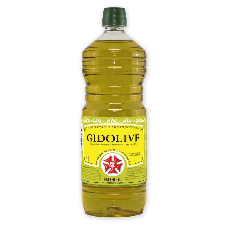 Oil Olives Gidolive 30% 70% Sunflower - 1L