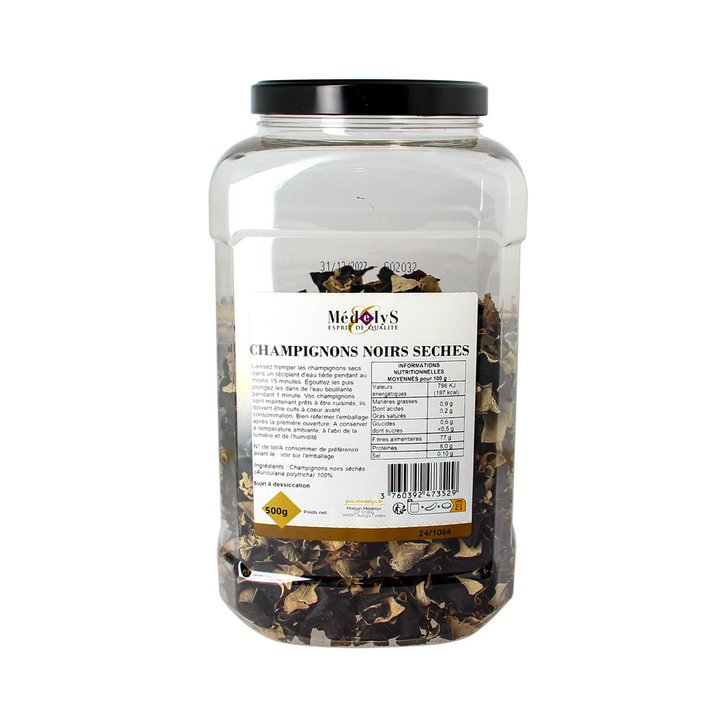 Champignons noirs séchés - 500g