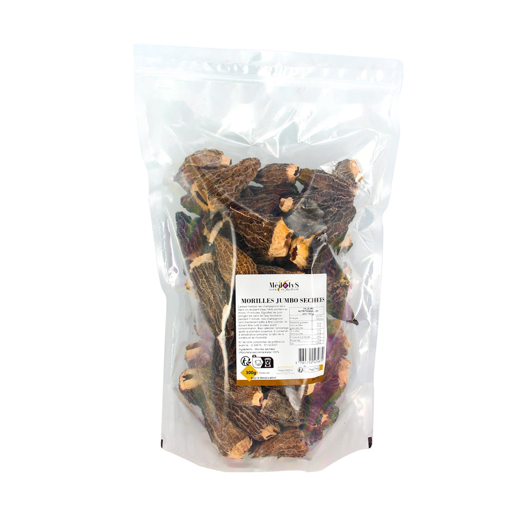 Morilles jumbo séchées - 300g