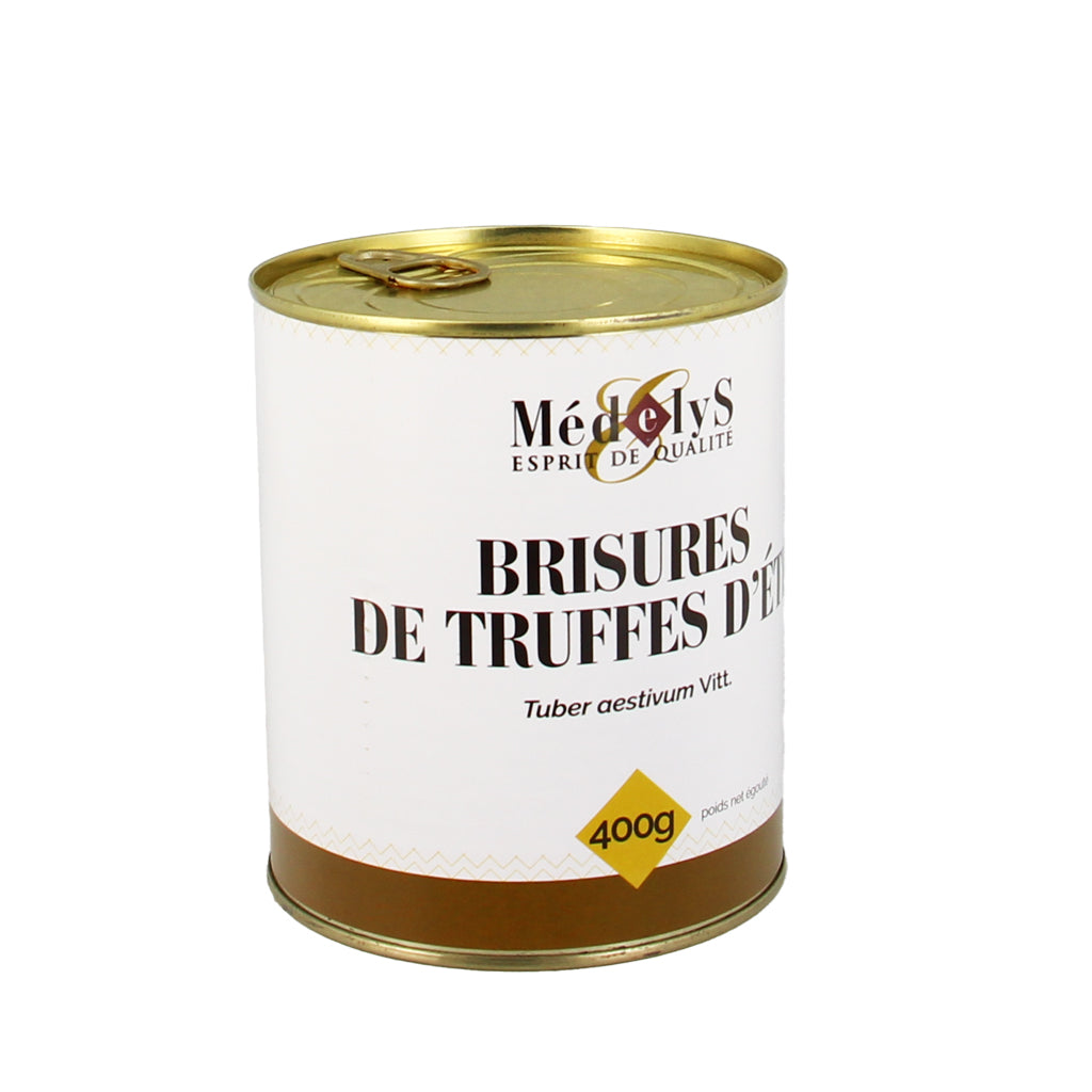 Brisures de truffes d’été tuber Aestivum - Net égoutté 400g