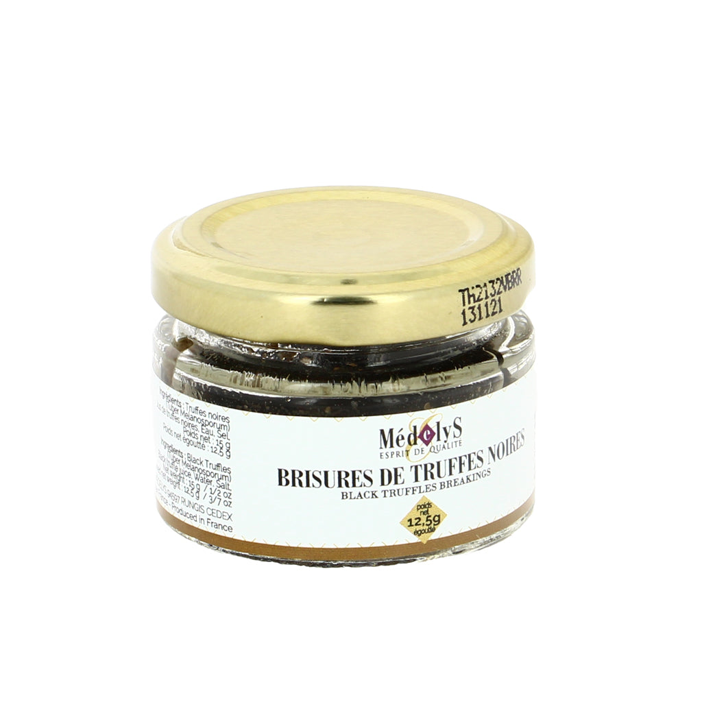 Brisures de truffes mélanosporum (12.5g net égoutté) - 15 g