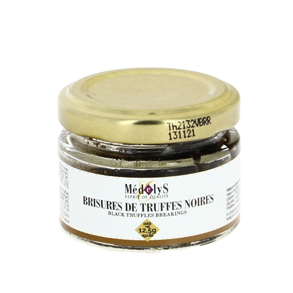 Brisures de truffes mélanosporum (12.5g net égoutté) - 15 g
