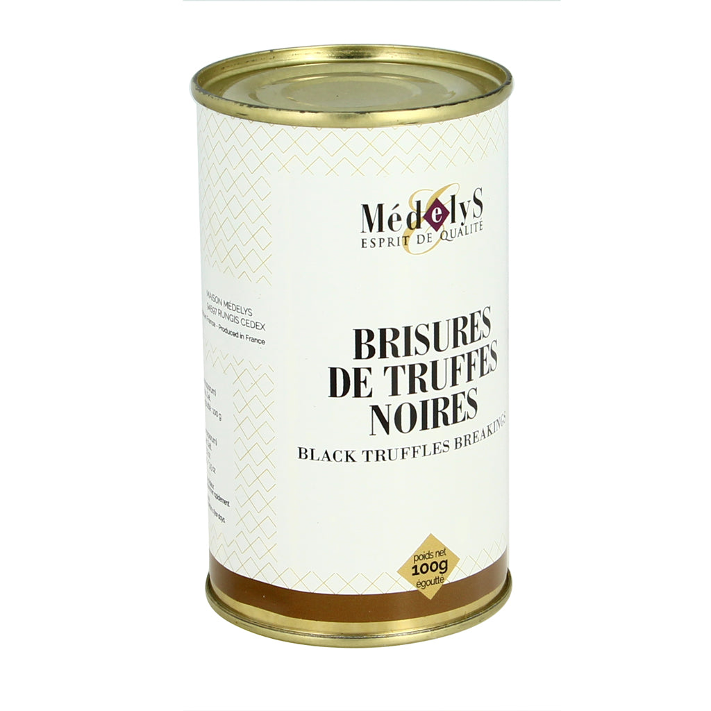 Brisures de truffes mélanosporum (100g net égoutté) - 105g