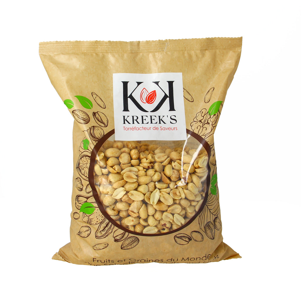Cacahuètes blanches grillées non salées - 1kg