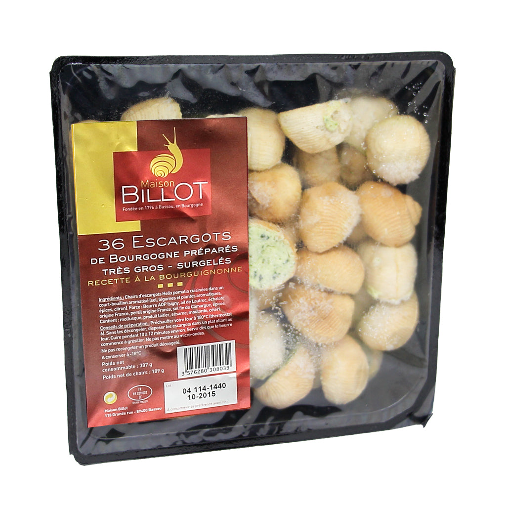 Escargots de Bourgogne très gros à la bourguignonne - 36 pièces