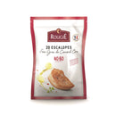 Escalope de foie gras de canard cru 40/60g coupe oblique - 20 pieces