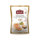 Escalope de foie gras de canard cru coupe oblique environ 900g - 60/80g