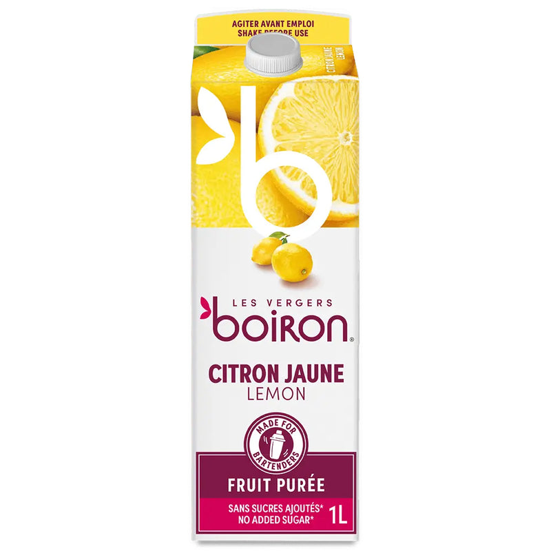 Purée de citron jaune pasteurisée - 1l