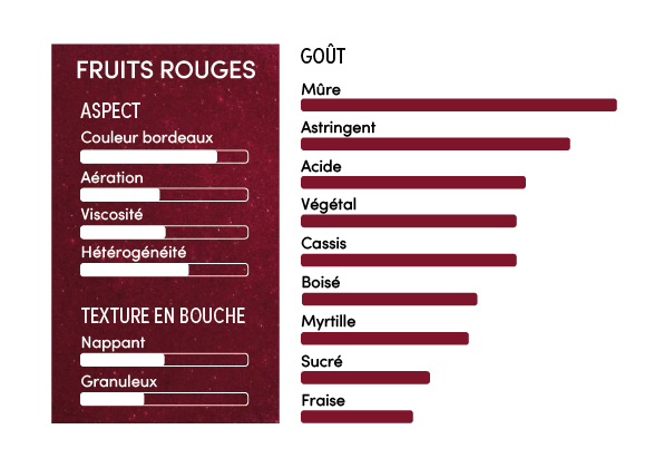 Purée de fruits rouges 100% - 1kg