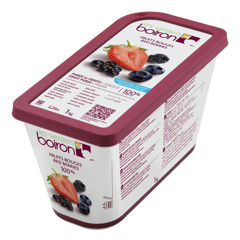 Purée de fruits rouges 100% - 1kg