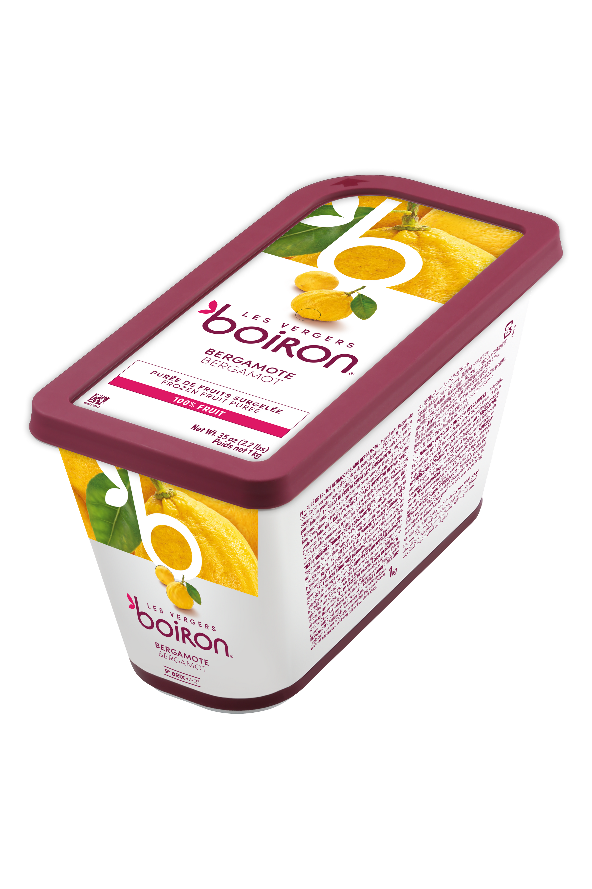 Purée de bergamote 100% - 1kg